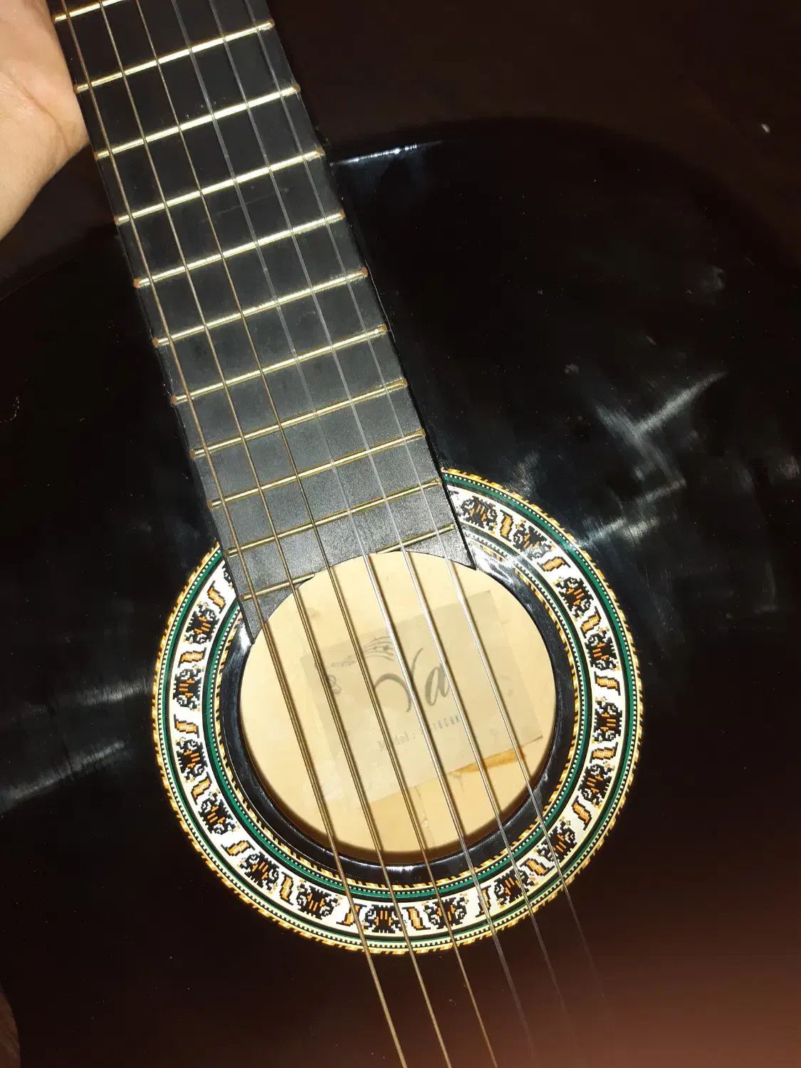 گیتار والنسیا مشکی|گیتار، بیس، امپلیفایر|قم, علی آباد سعدگان|دیوار