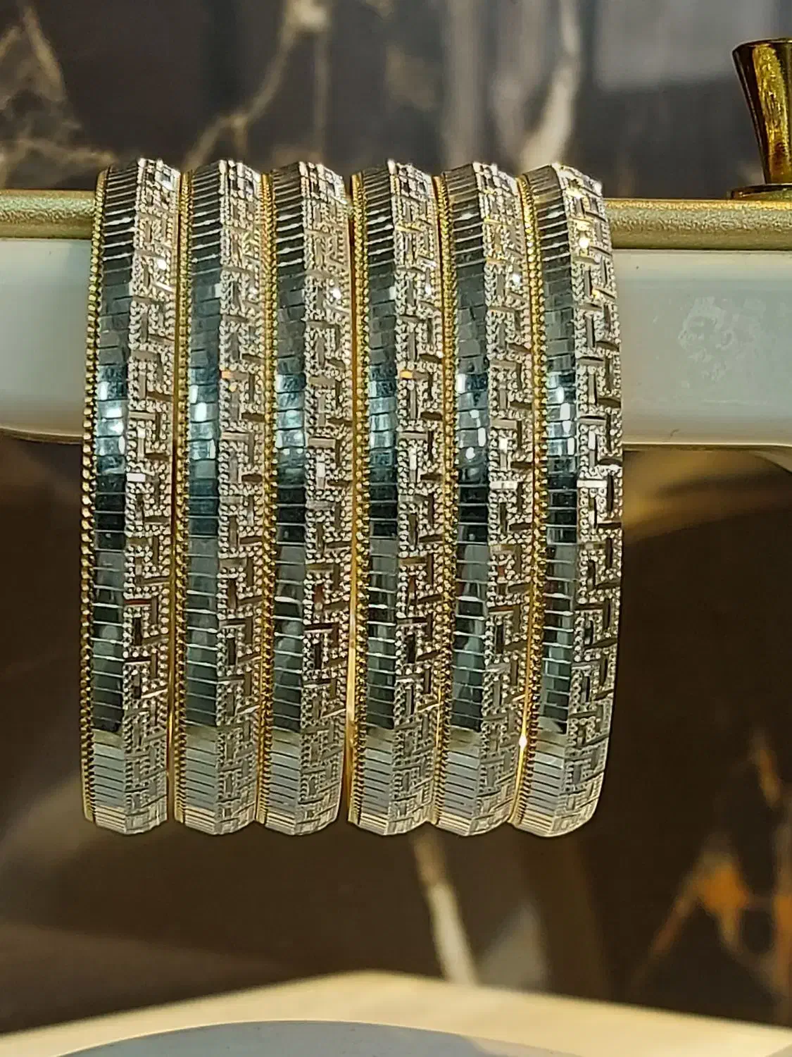 طلا النگو فلاور کد ۵۰۷۰|جواهرات|قم, ولیعصر|دیوار