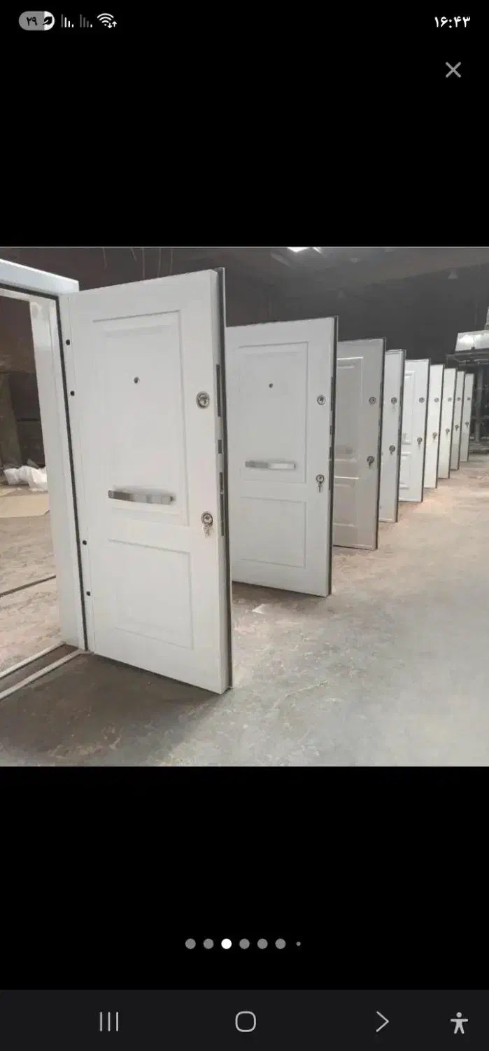 درب ضد سرقت D963 در محکم راش ورودی زد آب فلزی اتاق|مصالح و تجهیزات ساختمان|کرج, حصارک پایین|دیوار