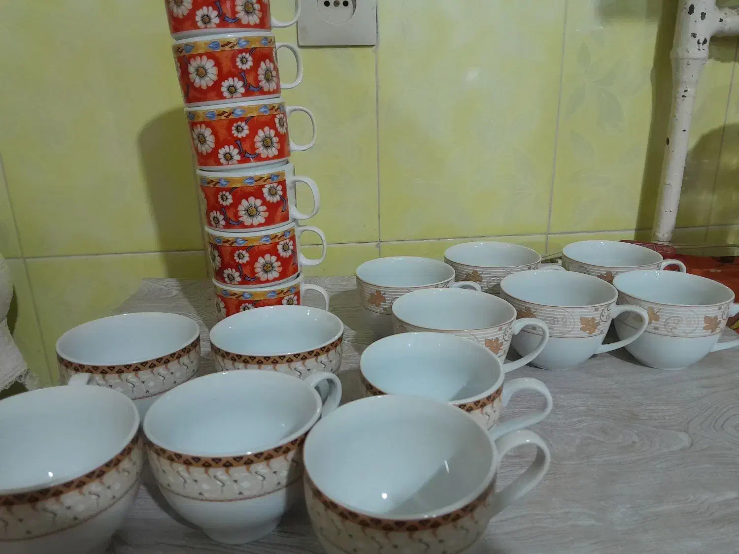 فنجان نو نوع|ظروف سرو و پذیرایی|اردبیل, |دیوار