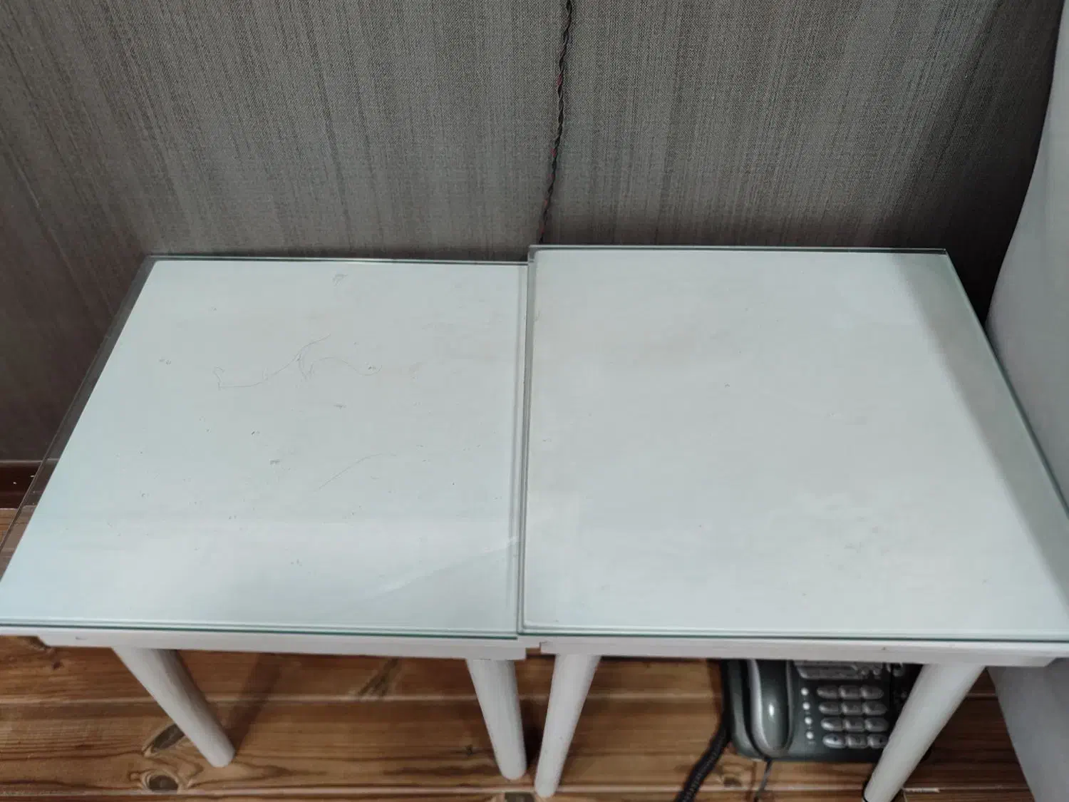 میزوعسلی سالم با شیشه|مبلمان خانگی و میز عسلی|پرند, فاز ۶|دیوار