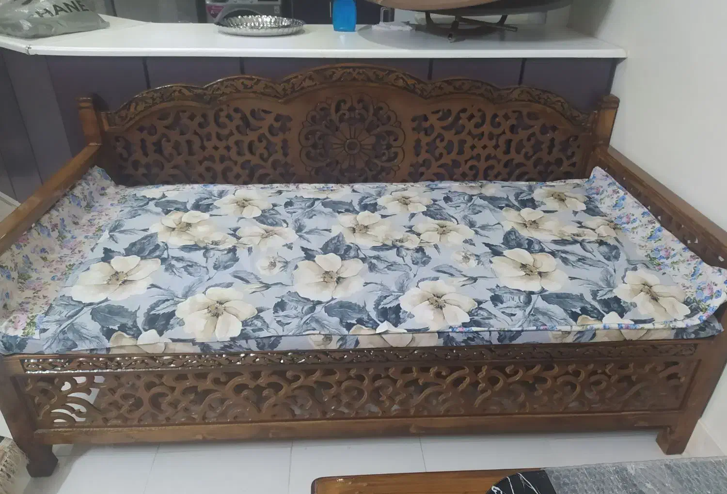 تخت سنتی 1در2متر باچوب روسی|مبلمان خانگی و میز عسلی|اصفهان, بیدآباد|دیوار