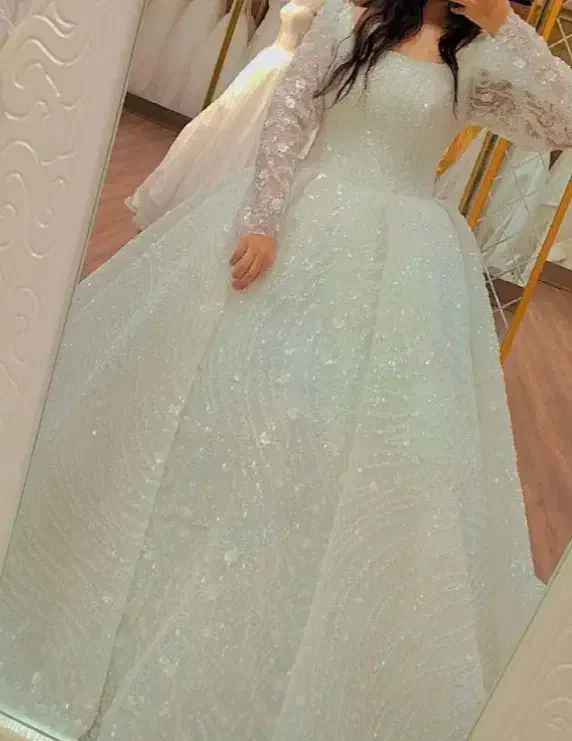 لباس عروس در حد نو سایز 38 تا 44|لباس|خرم‌آباد, |دیوار