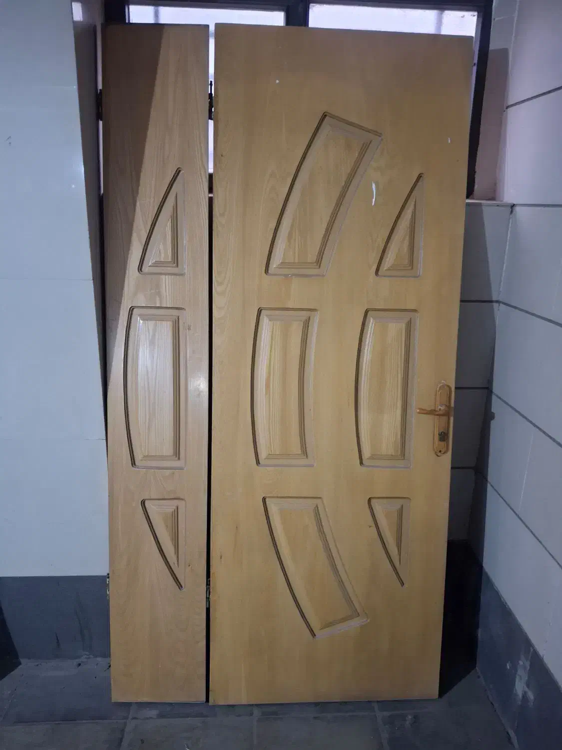 فروش درب دو لنگه و   سینک ظرفشویی|مصالح و تجهیزات ساختمان|فولادشهر, B7|دیوار