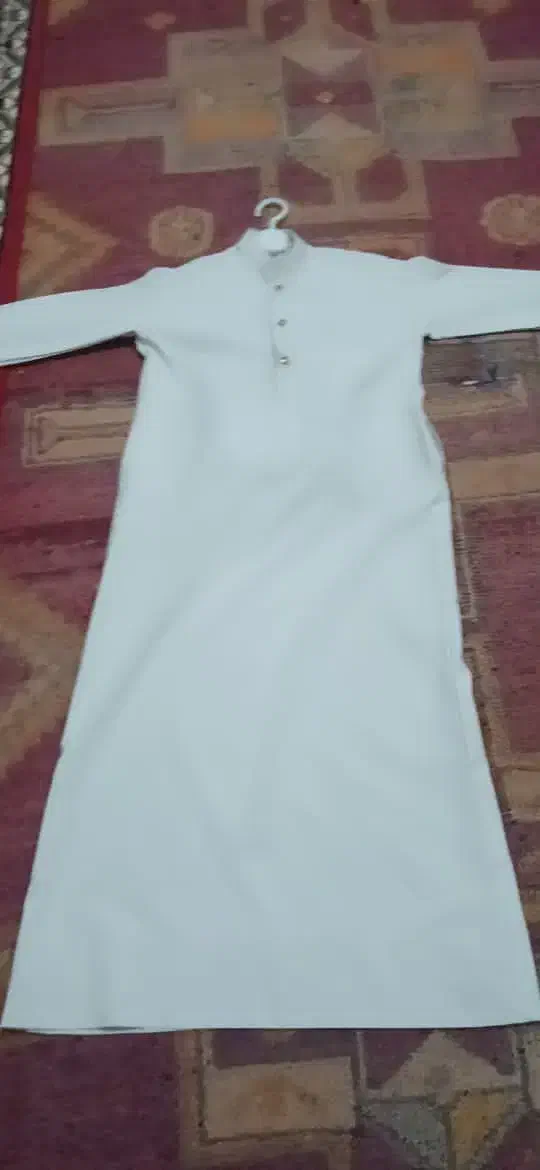 دشداشه ،بچه گانه کرم رنگ|لباس|شوش, |دیوار