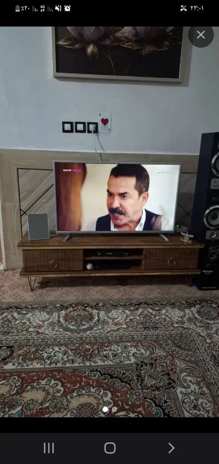 تلویزیون ۴۳اینج مارک الجی کره‌ای|تلویزیون و پروژکتور|نهاوند, |دیوار