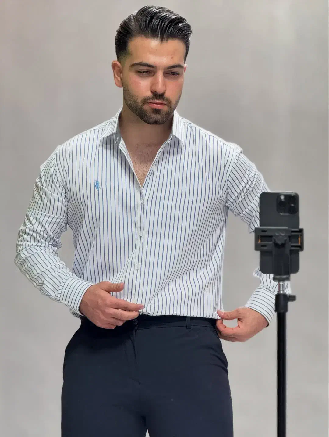 پیراهن دیپلمات (راه راه )|لباس|رودان, |دیوار