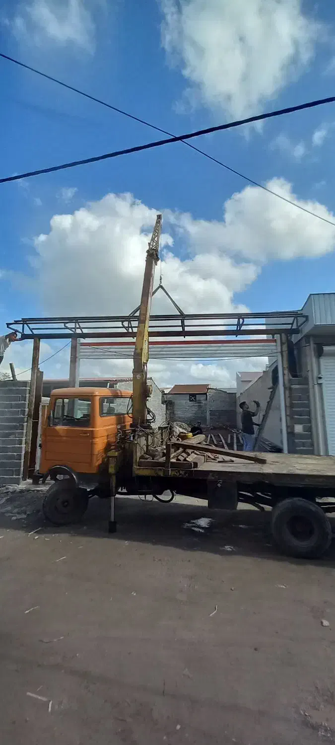 جرثقیل کفی دار|خدمات حمل و نقل|رشت, حومه رشت|دیوار