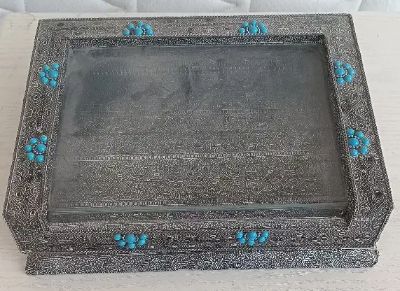 جعبه چوبی تزیین شده|صنایع دستی و سایر لوازم تزئینی|مسجد سلیمان, |دیوار