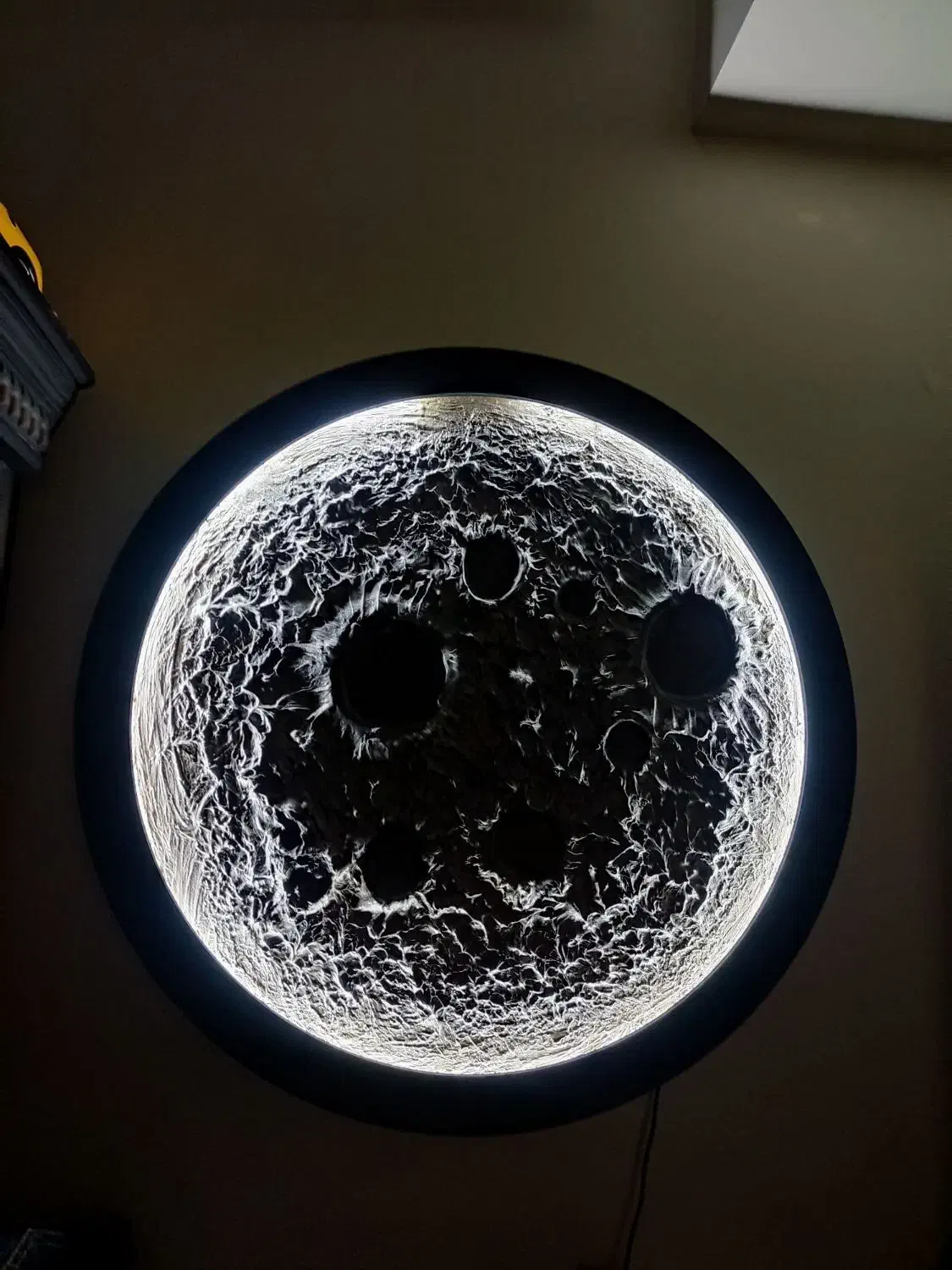 ماه سایز بزرگ|ریسه و چراغ تزئینی|باقرشهر, |دیوار