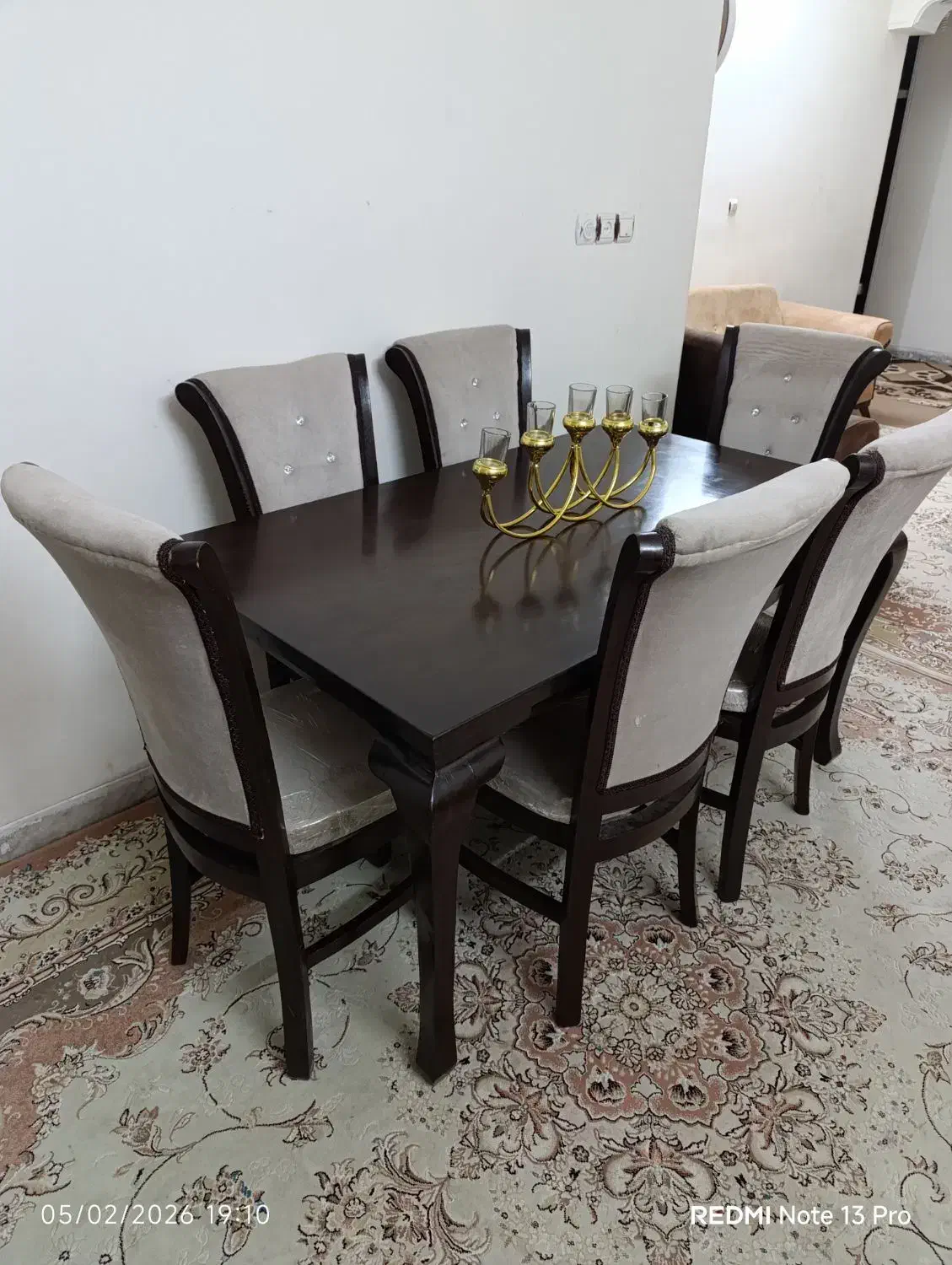 میزوصندلی۶نفره|میز و صندلی غذاخوری|شیراز, شهرک مخابرات|دیوار