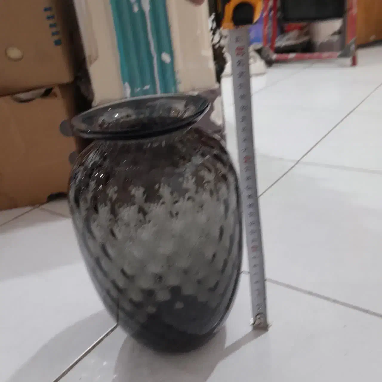 گلدان شیشه ای بزرگ خمره ای +نو|ظروف سرو و پذیرایی|تهران, شهران جنوبی|دیوار