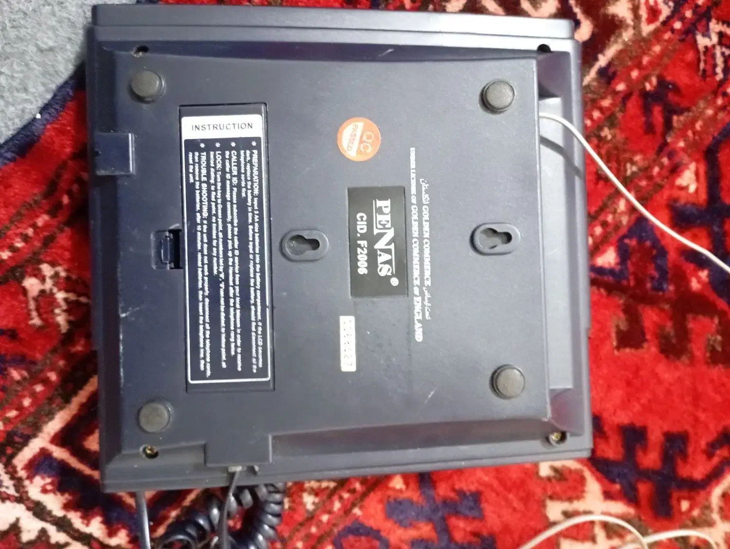 گوشی تلفن ثابت دوخط درحد|تلفن رومیزی|نسیمشهر, |دیوار