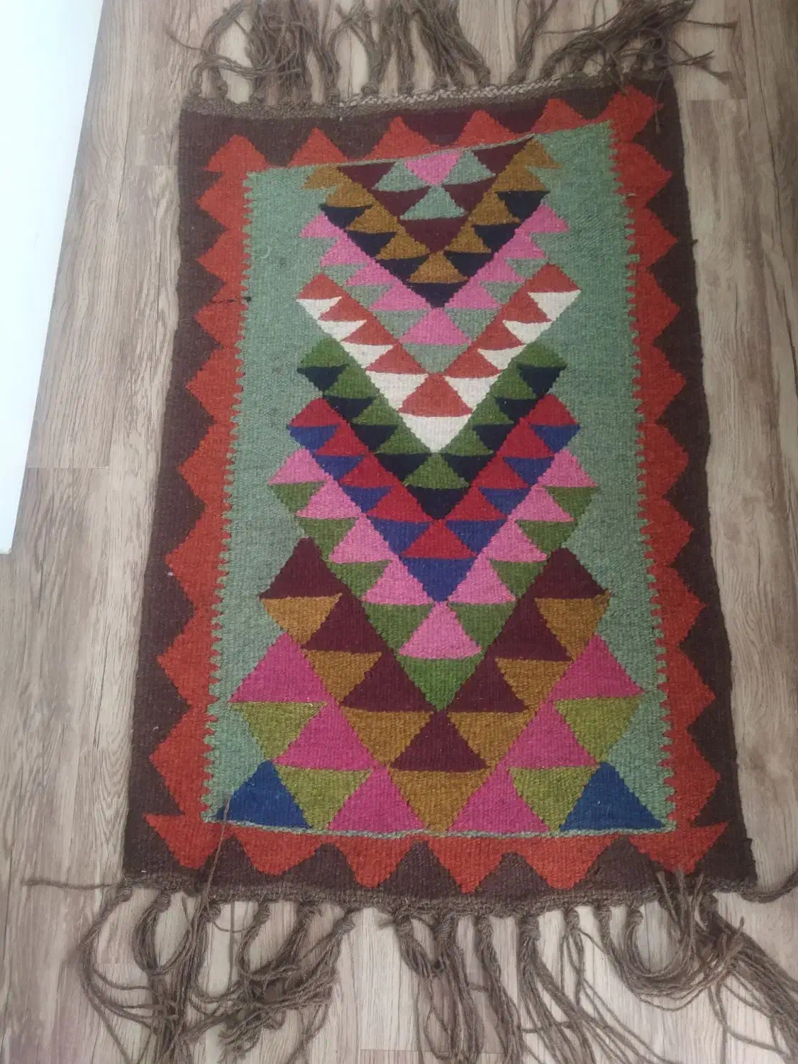 گلیم دستبافت نو|گلیم، جاجیم، گبه|قزوین, |دیوار