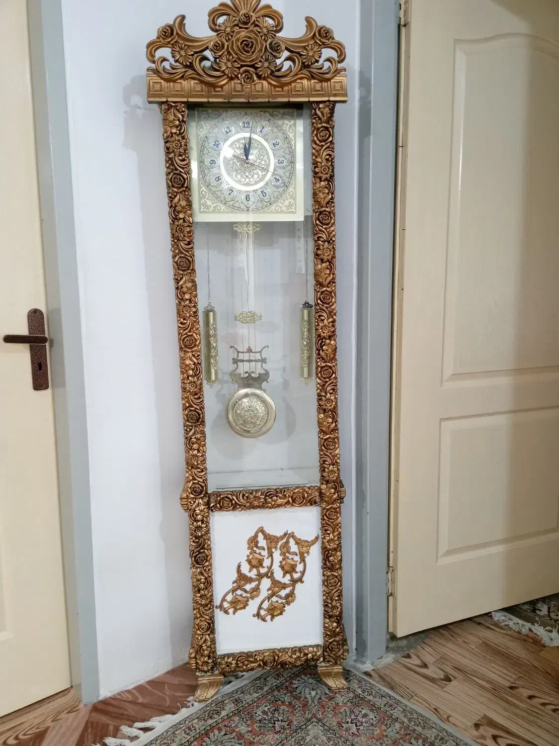 ساعت ایستاده و آینه کنسول|آینه|کرمانشاه, |دیوار