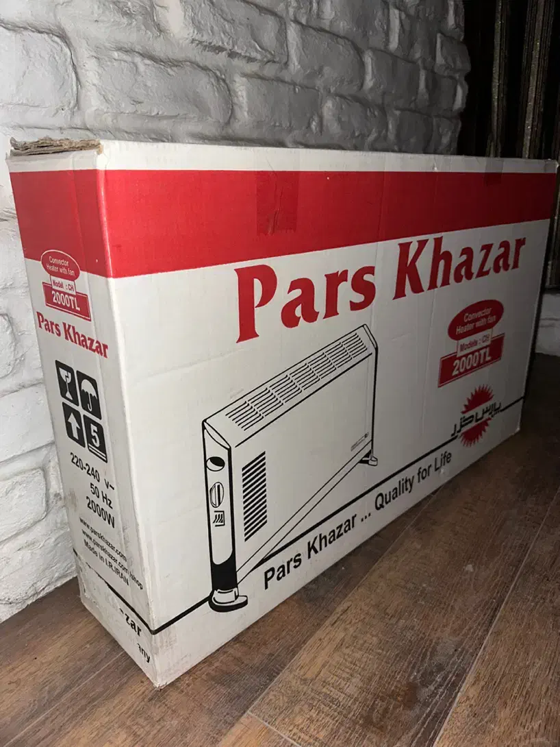 بخاری برقی پارس خزر در حد نو|بخاری، هیتر، شومینه|رشت, گلسار|دیوار
