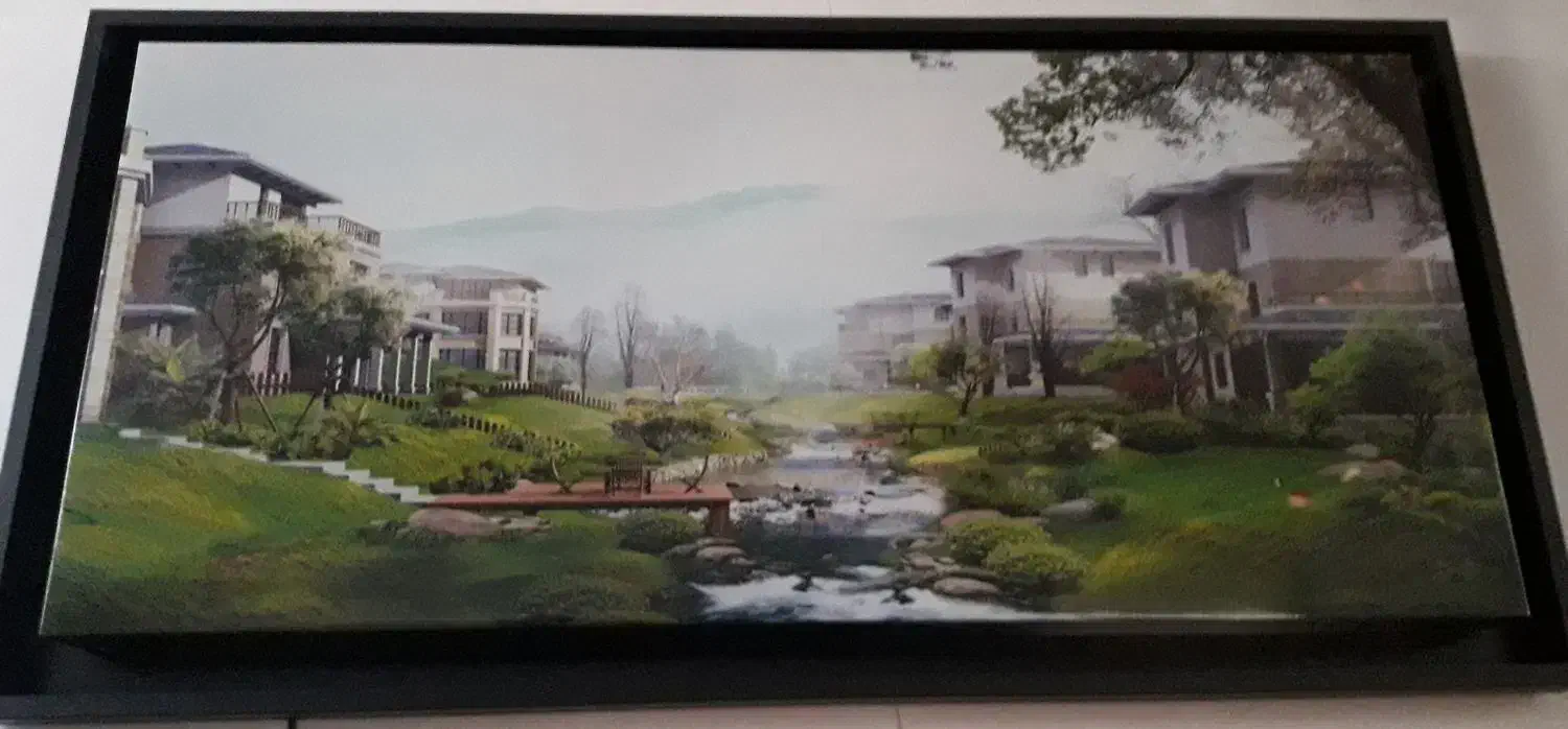 تابلو چراغ دار|تابلو، نقاشی، عکس|قم, باغ شریفی|دیوار