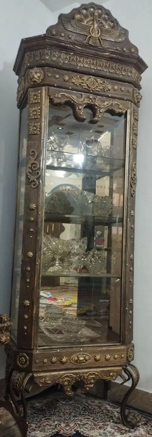 گنجه و ساعت و میز تی وی فرفوژه|بوفه، ویترین، کنسول|مشهد, رده|دیوار