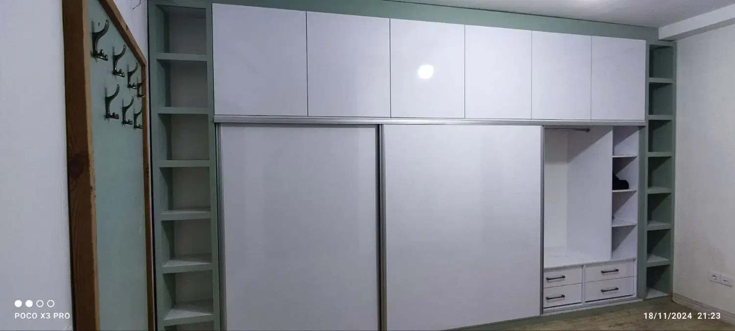 کابینت کمد دیواری ام دی اف(mdf)|خدمات پیشه و مهارت|بیجار, |دیوار