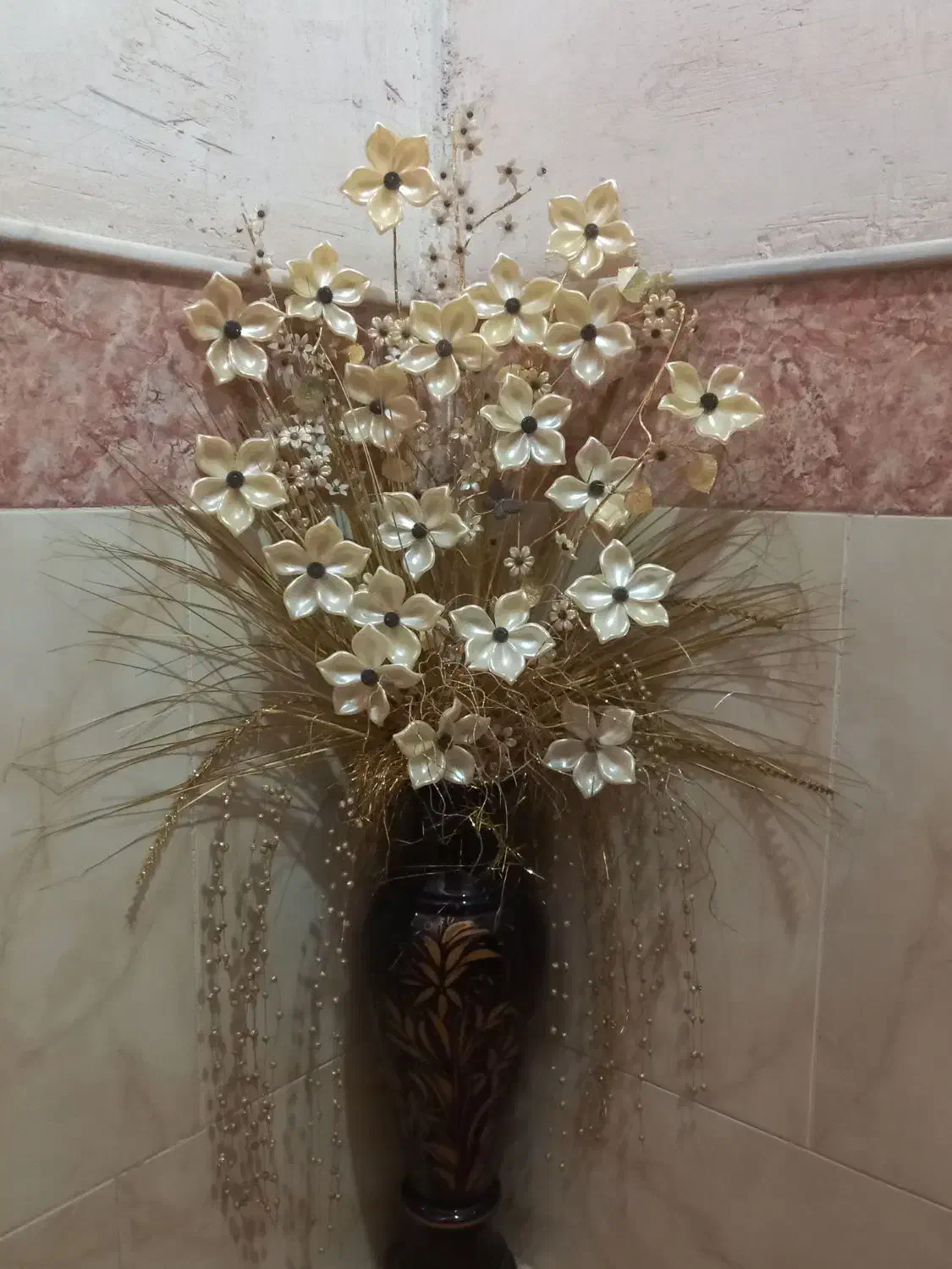 گل کریستال|گل مصنوعی|قم, سید معصوم|دیوار