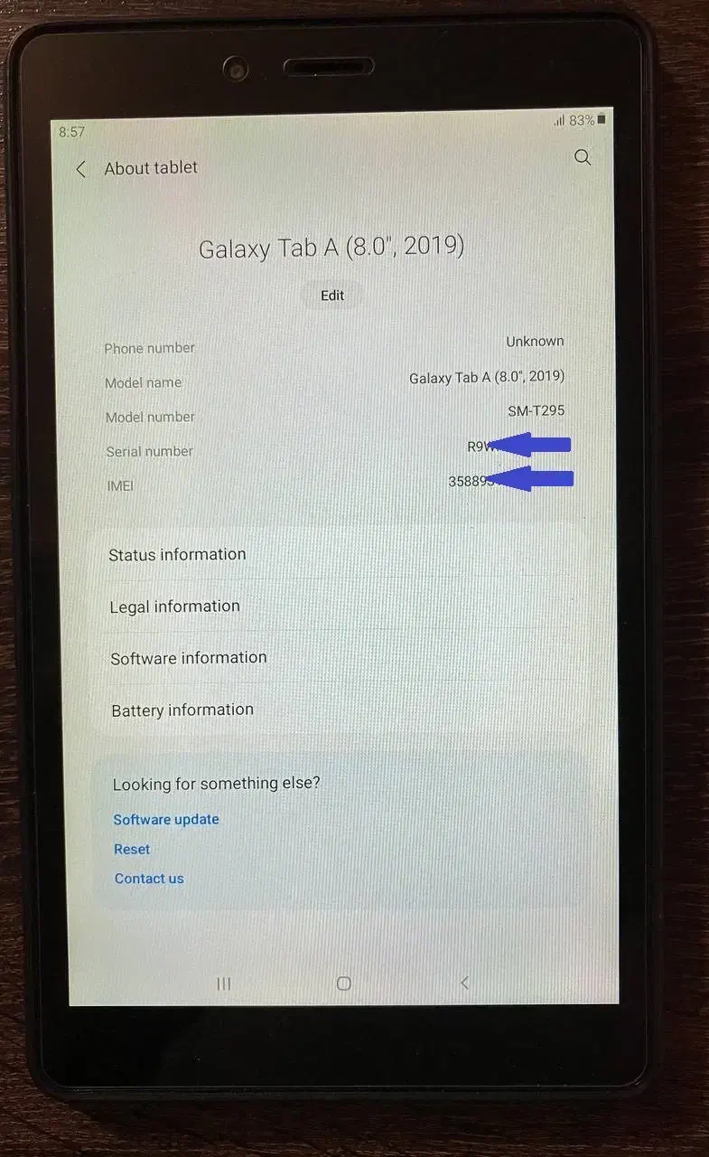 تبلت  سامسونگ  galaxy tab a 8'' 2019 black t 295|تبلت|تهران, سعادت‌آباد|دیوار