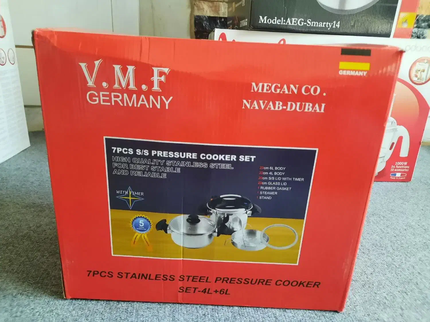 زودپز دوقلو وی ام اف ۴ و۶ لیتر دارای سبد بخار پز|اجاق گاز و لوازم برقی پختوپز|اصفهان, درب سیبه علیا|دیوار