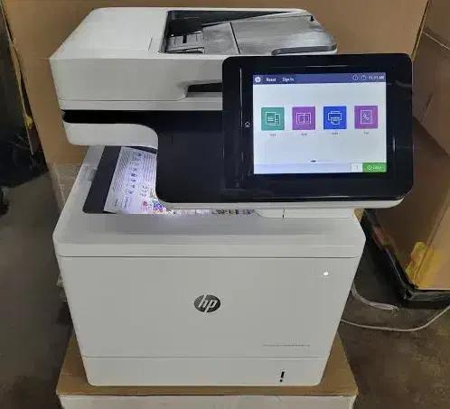 پرینتر HP چهارکاره رنگی m 577 dn|پرینتر، اسکنر، کپی، فکس|شهرکرد, |دیوار