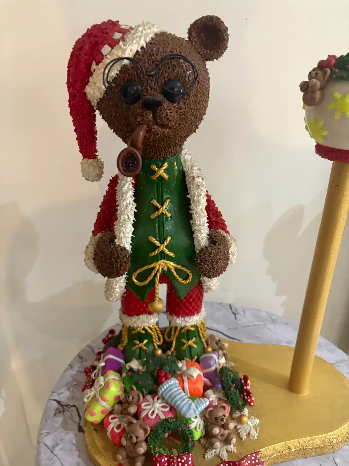 جای دستمال تدی کریسمسی|صنایع دستی و سایر لوازم تزئینی|تهران, جوانمردان (اندیشه)|دیوار