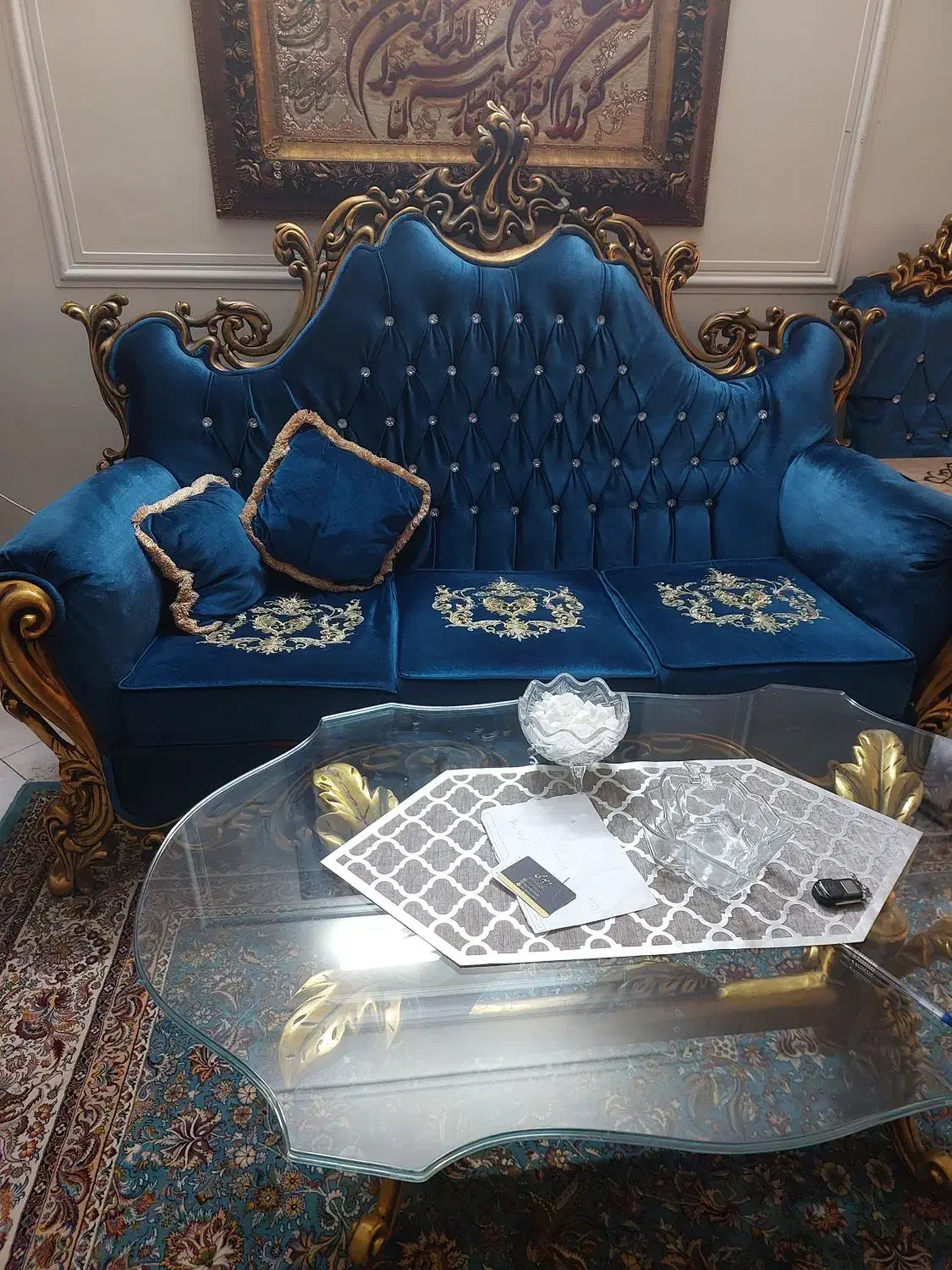 مبل 8 نفره|مبلمان خانگی و میز عسلی|ری, دیلمان|دیوار