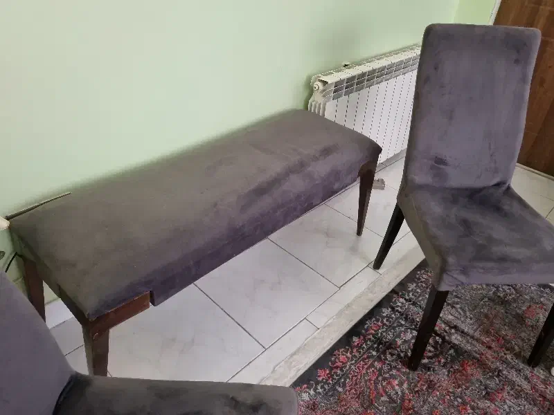 مبل ۷نفره باجلو مبلی ست ودوعدد صندلی ست ونیمکت|مبلمان خانگی و میز عسلی|تهران, صادقیه|دیوار