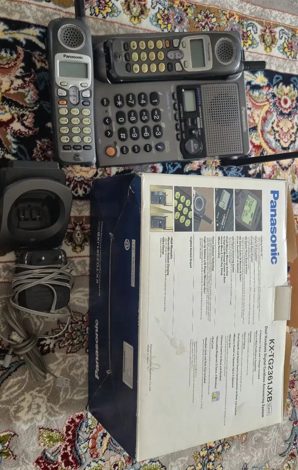 تلفن پاناسونیک بیسیم مدل۲۳۶۱|تلفن رومیزی|گلستان (تهران), |دیوار