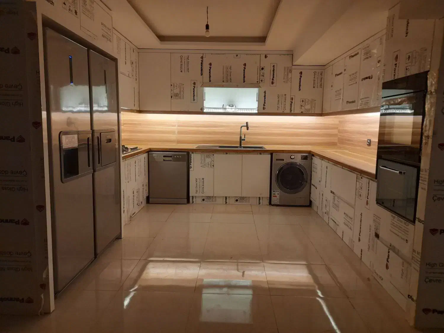 کابینت‌، کمد دیواری، تی وی وال سرویس خواب، تخت MDF|خدمات پیشه و مهارت|کرمانشاه, |دیوار