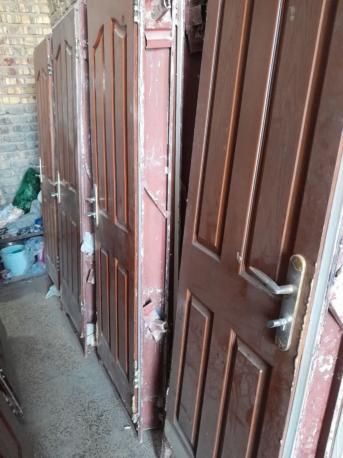 درب ضد سرقت یو پی وی سی کمد دیواری|مصالح و تجهیزات ساختمان|شیراز, قلات|دیوار