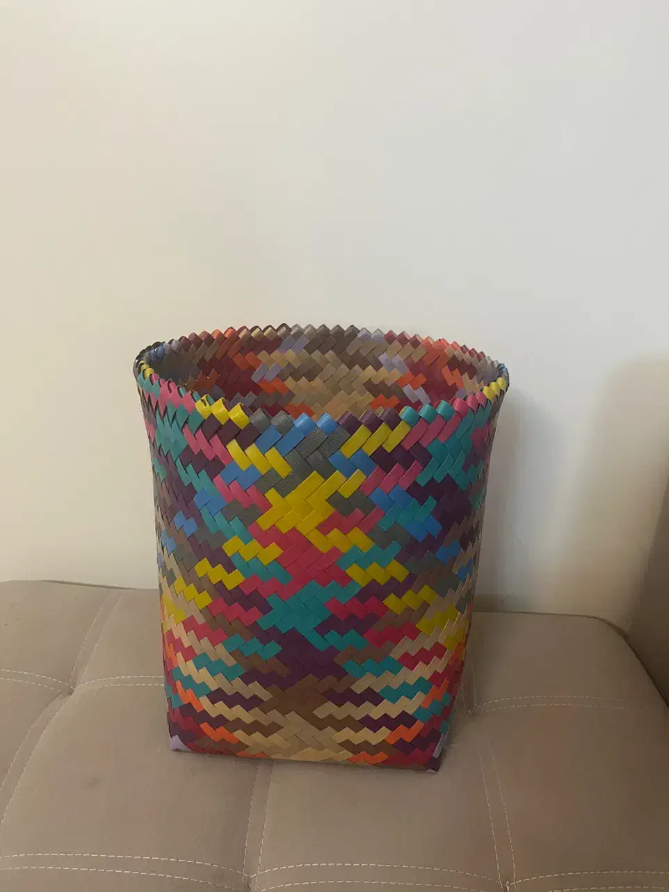 سبد و جای لباس چرک حصیری دستباف زیبا|صنایع دستی و سایر لوازم تزئینی|تهران, جهاد|دیوار