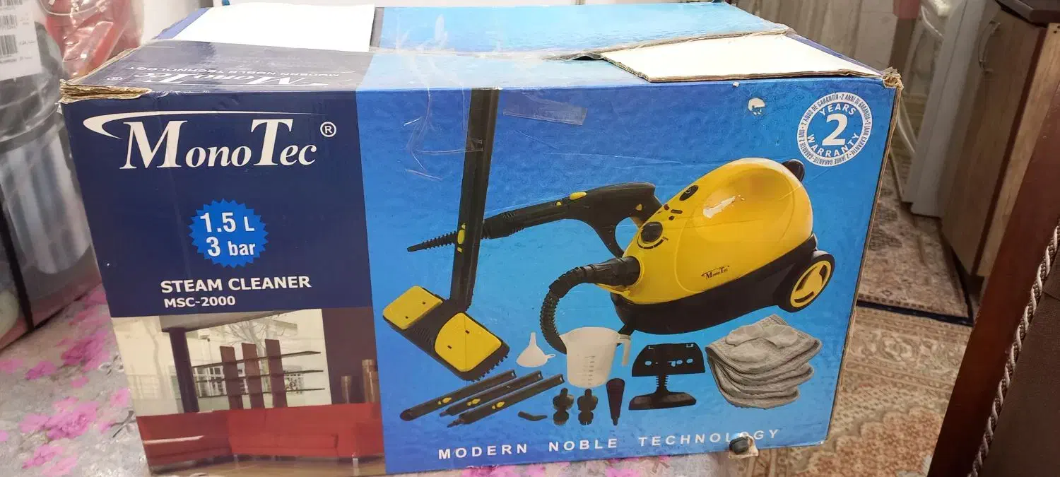 بخارشو مارک مونو تک نونو|جاروبرقی، جارو شارژی، بخارشو|تهران, تختی|دیوار