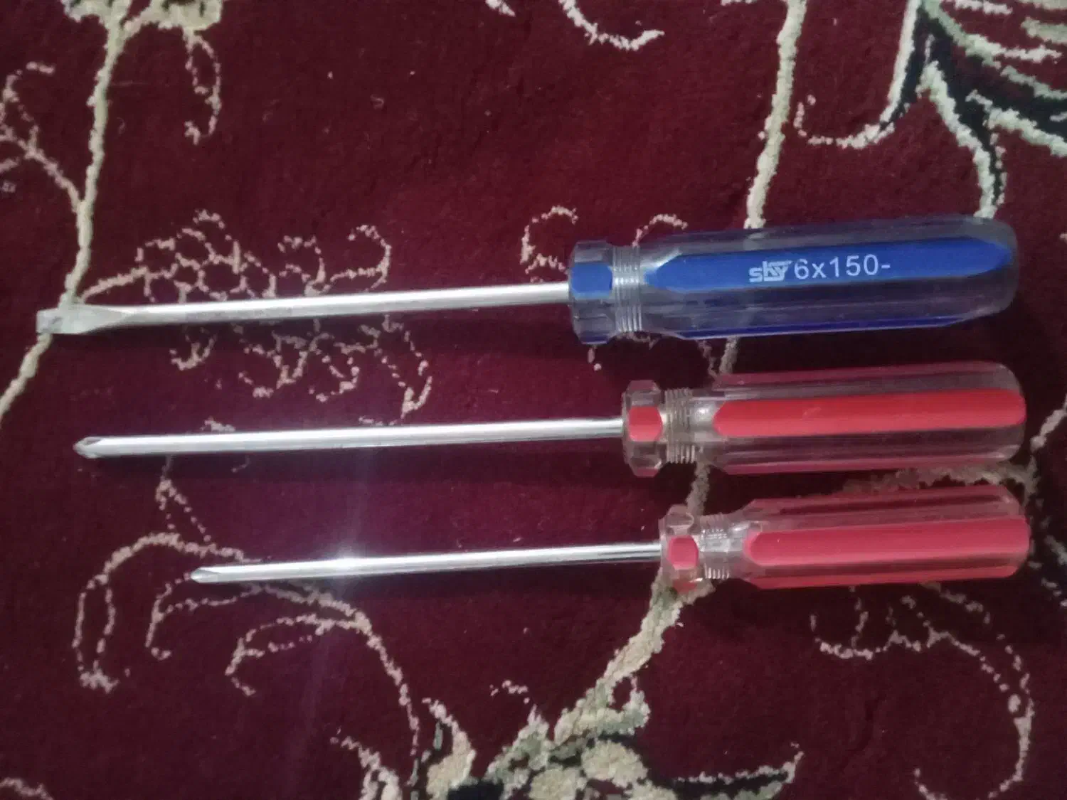 اچار چهارپر اصلی قدیمی وسه عدد پیچ گوشی|ابزارآلات|مسجد سلیمان, |دیوار