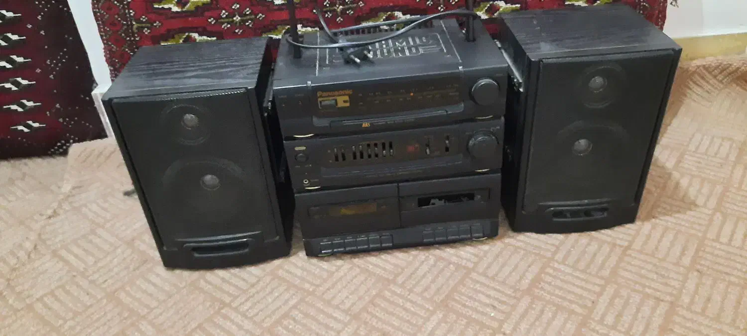 فروش ضبط صوت دولبه دو کاسته وتک لبه|صوتی و تصویری|بهشهر, |دیوار