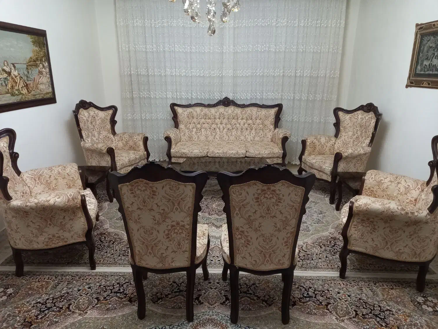 مبل استیل شیک|مبلمان خانگی و میز عسلی|لالجین, |دیوار