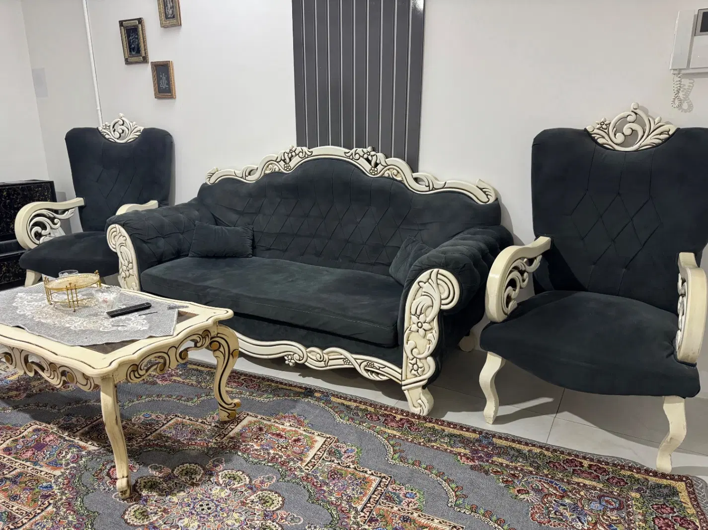 مبل۷ نفره|مبلمان خانگی و میز عسلی|مشهد, عسگریه|دیوار