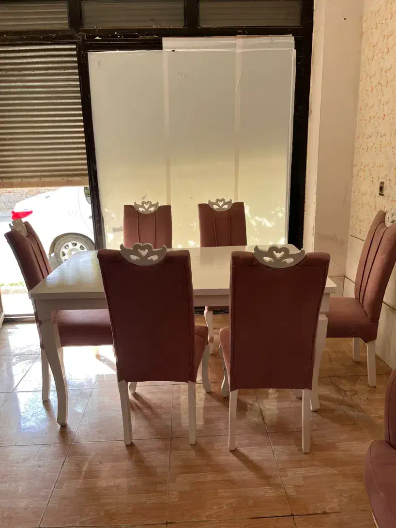 غذا خوری ۶نفره بسیار تمیز|میز و صندلی غذاخوری|میاندوآب, |دیوار