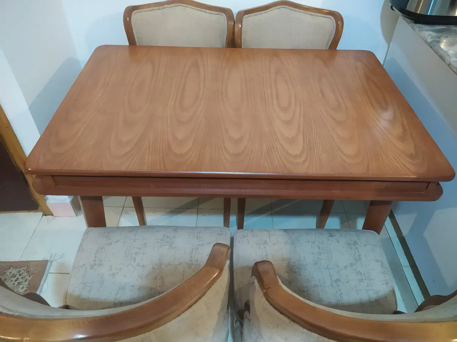 میز ناهار خوری ۴نفره|میز و صندلی غذاخوری|لنگرود, |دیوار