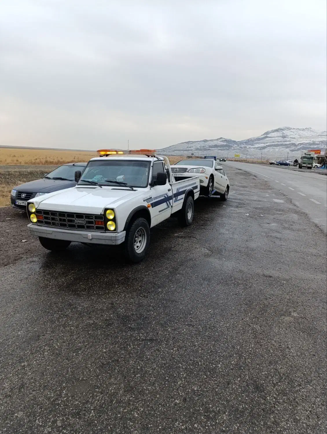 امداد خودرو جرثقیل یدک کش تعمیر در محل شبانه|خدمات حمل و نقل|تبریز, |دیوار