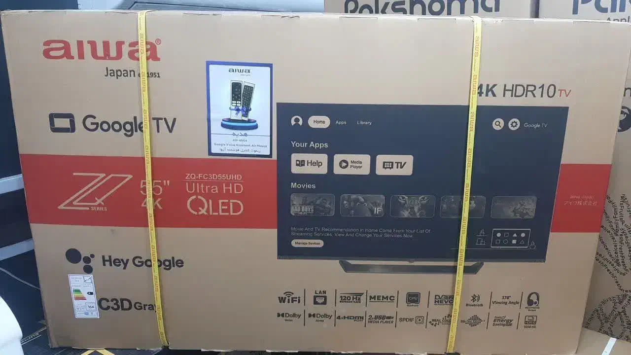 تلویزیون آیوا ۵۵ اینچ|تلویزیون و پروژکتور|قم, علی آباد سعدگان|دیوار