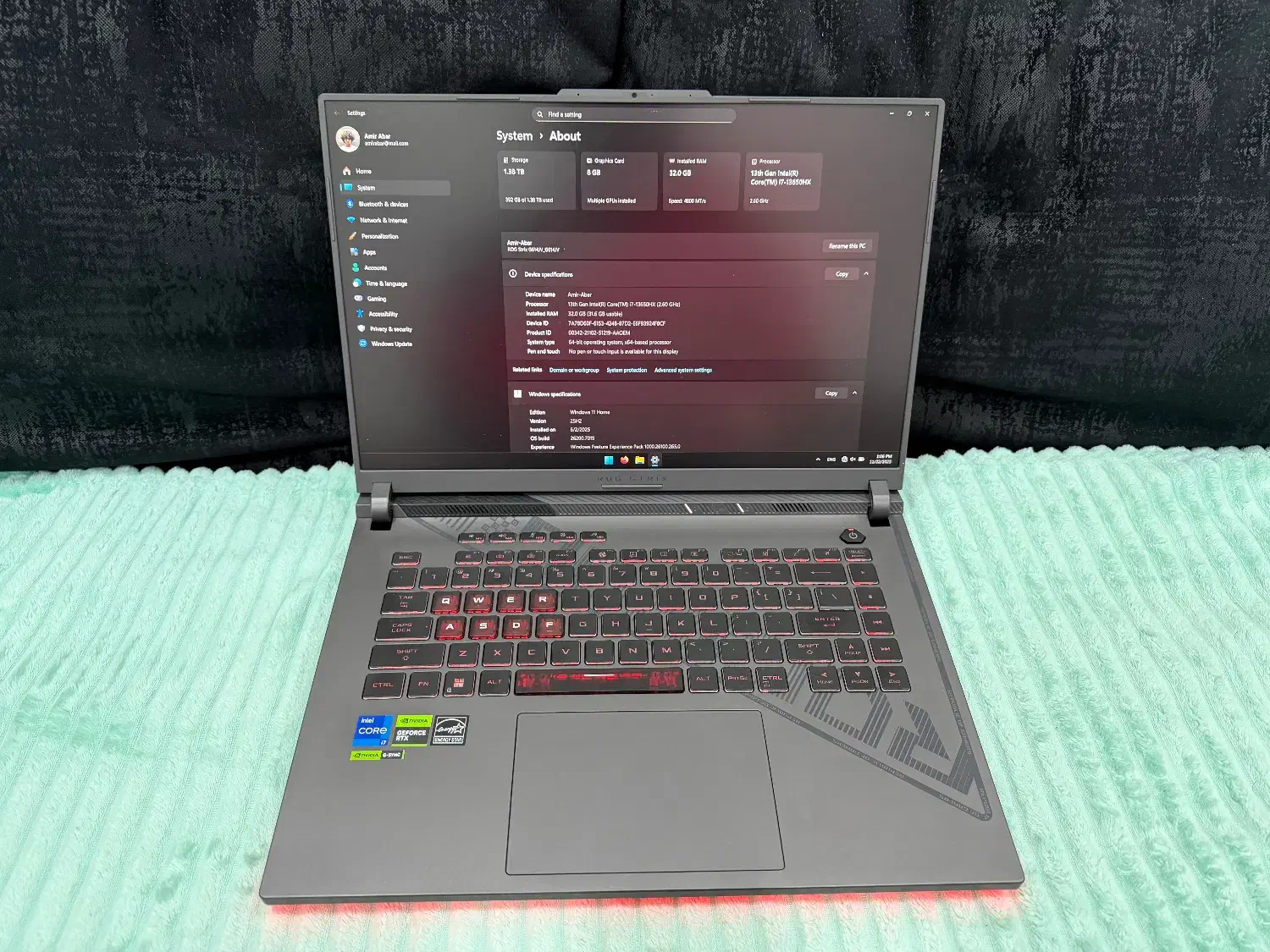 لپتاپ ASUS ROG STRIX G614JV رم 32|رایانه همراه|شیراز, وصال|دیوار