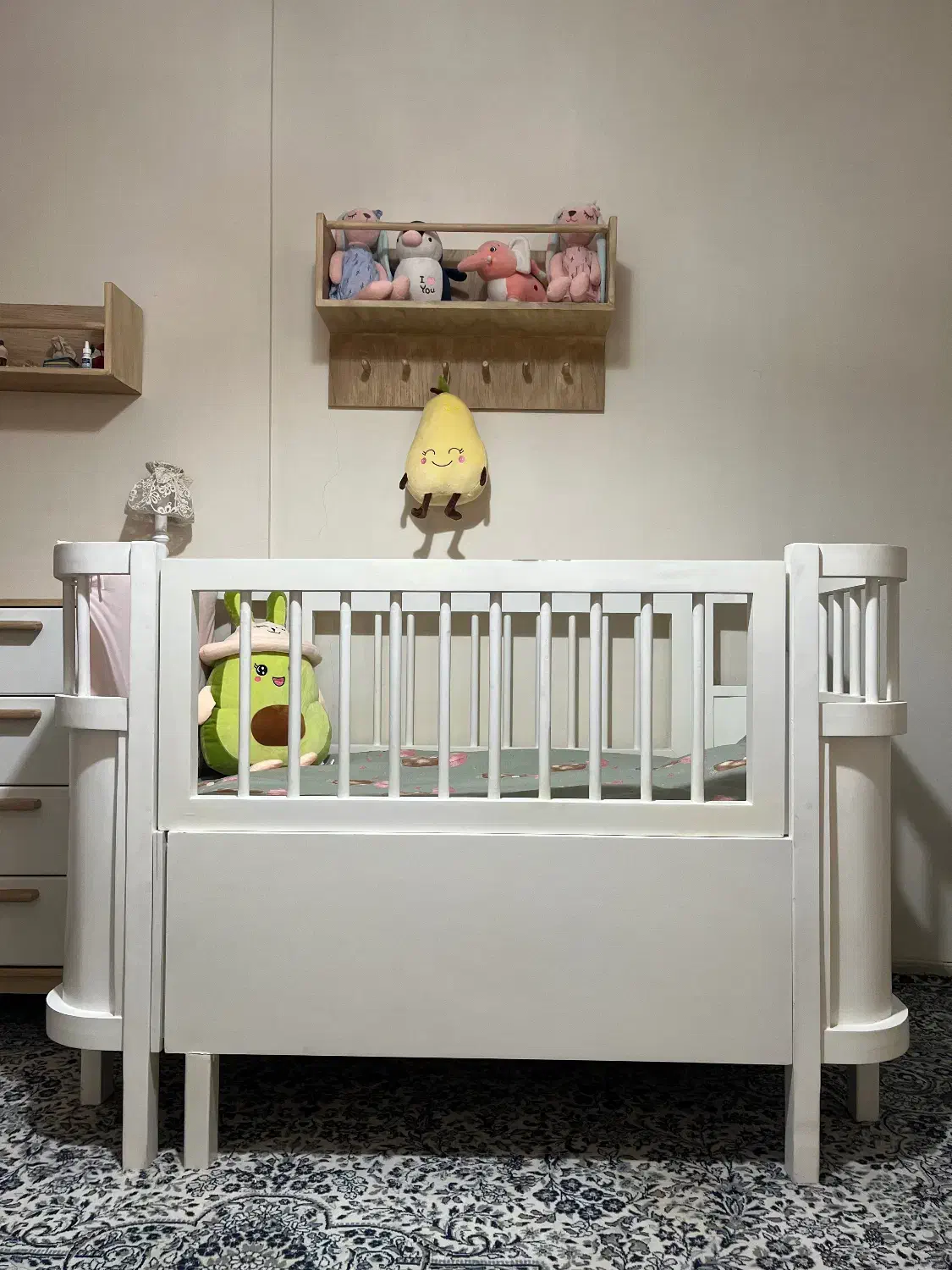 تخت نوزاد نوجوان شو همراه با تشک|تخت و صندلی بچه|تهران, کوهک|دیوار