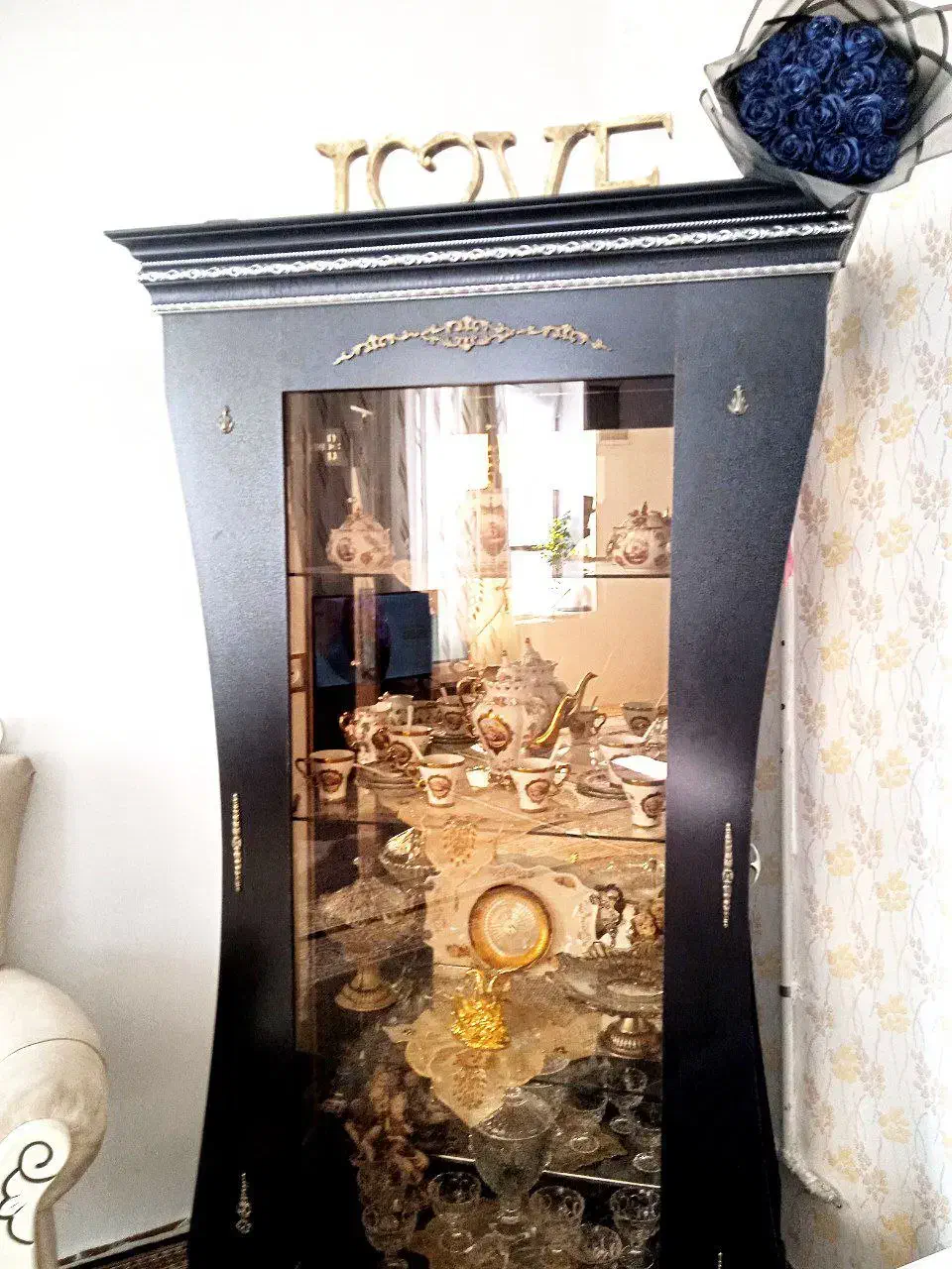 بوفه|بوفه، ویترین، کنسول|خوی, |دیوار