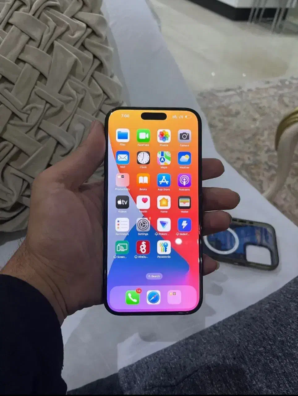 ایفون 16پرو مکس باطری 100|موبایل|کرمان, |دیوار