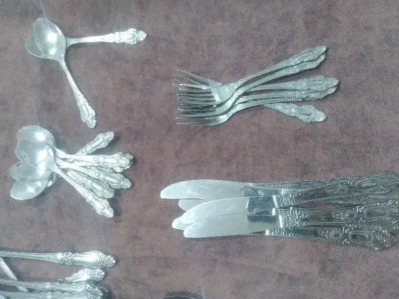 قاشق چنگال سرویس یه شکل|ظروف سرو و پذیرایی|قرچک, داوود آباد|دیوار