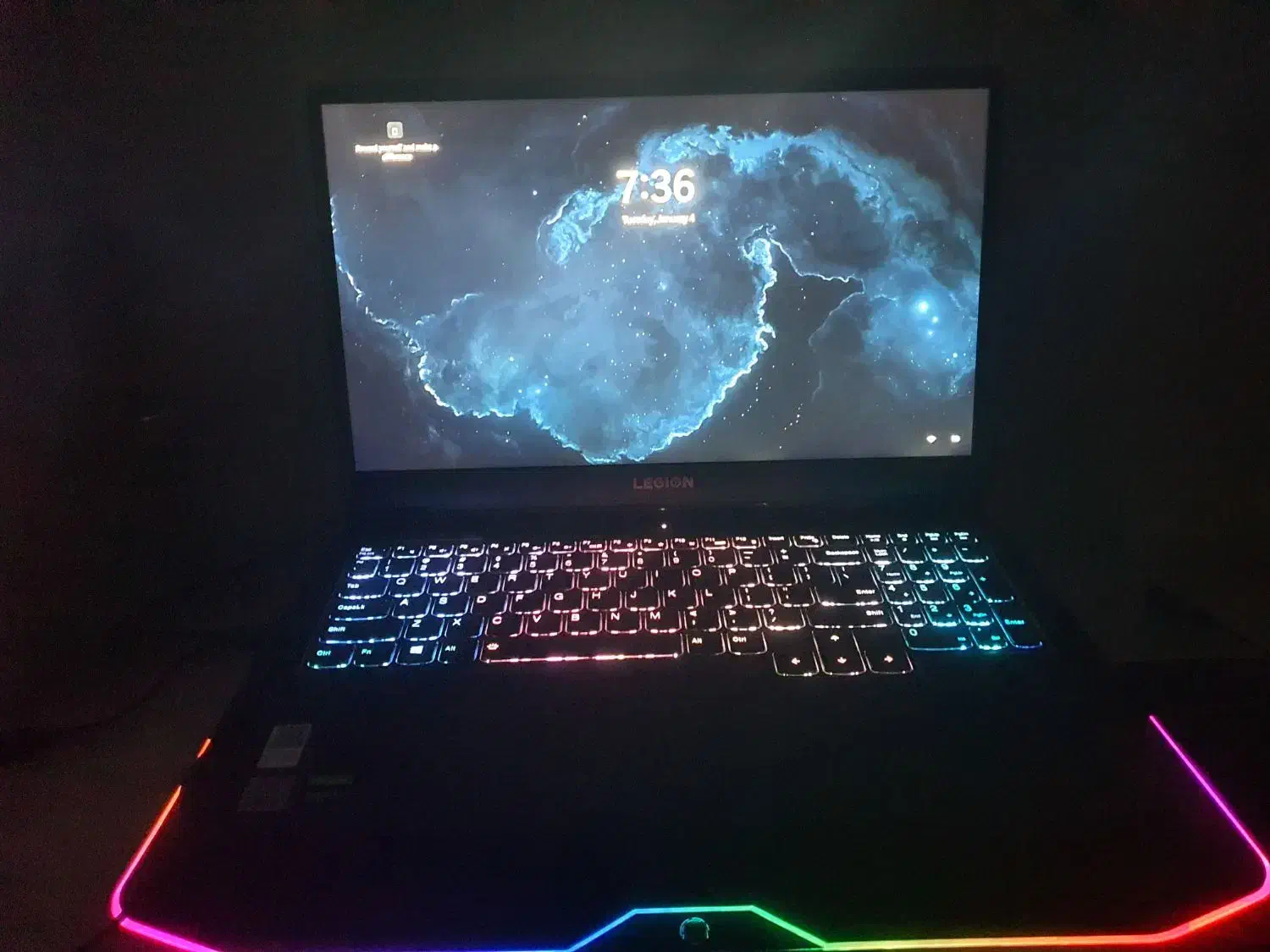 کول پد فن خنک کننده لپتاپ دیپ کول n80 rgb|قطعات و لوازم جانبی رایانه|تبریز, |دیوار