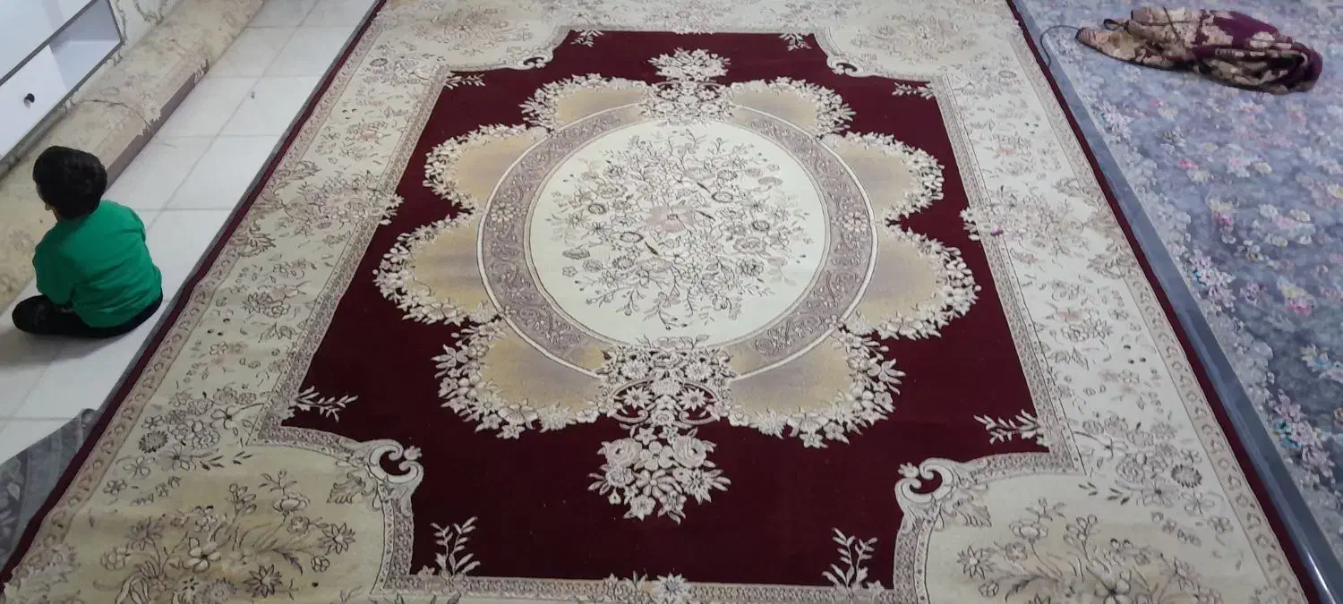 ۲ عدد قالی ۱۲ متری|فرش|کرمانشاه, |دیوار